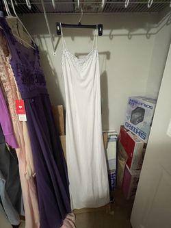 Dave & Johnny White Dress