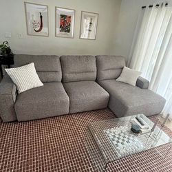 American Signature Power Sectional Sofa 