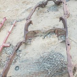 1971 elcomino frame slight frame damage driver side front
