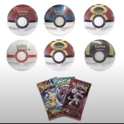 G25 Costco Poke ball tins  (6 Total)