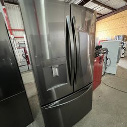 LG Black Stainless Steel Refrigerator 