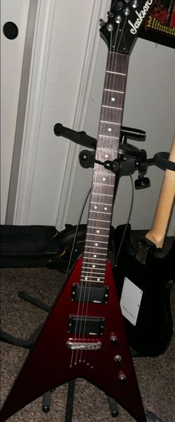Jackson flying V guitar