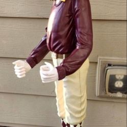 Vintage The Bombay Co. Golfer Statue - 34" Driver / Putter Holder Collectible Home Decor