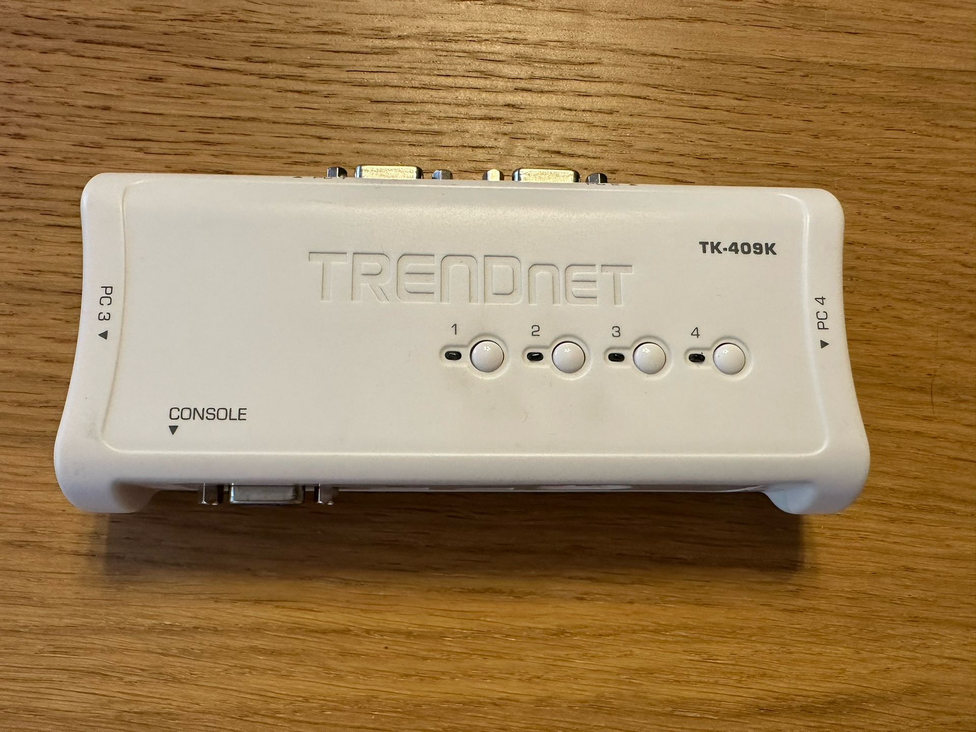 TRENDnet 4 Port USB KVM Switchbox w/ Sound Capability