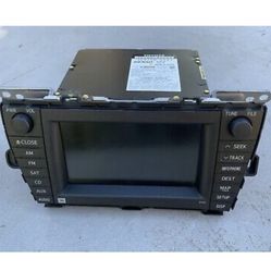 TOYOTA PRIUS RADIO CD NAVIGATION GPS BLUETOOTH 86120-47390