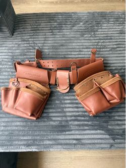 (NEW) Leather tool belt
