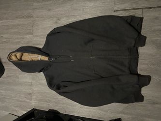 Sherpa lined zip up hoodie