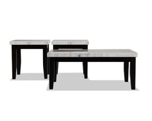 Montibello White Marble Coffee Table Set