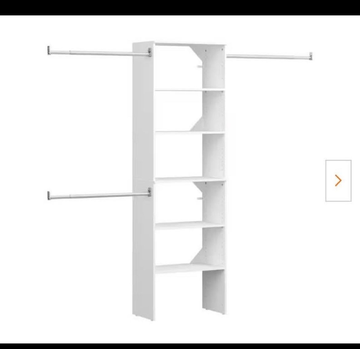ClosetMaid Selective Closet Organizer 60-120in system