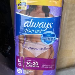 Always Discreet Incontinence & Postpartum Underwear for Women