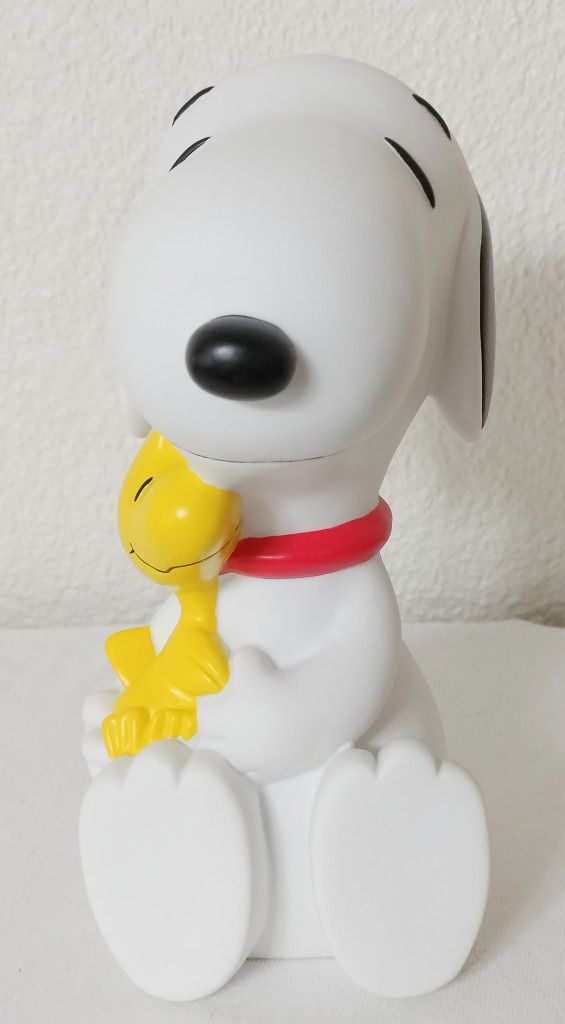 PEANUTS : SNOOPY AND WOODSTOCK COIN BANK. VINTAGE. for Sale in