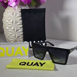 QUAY Nightfall Oversized Shield Sunglasses