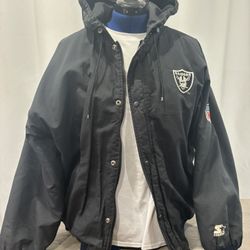 Vintage Los Angeles Raiders Starter Cost Large