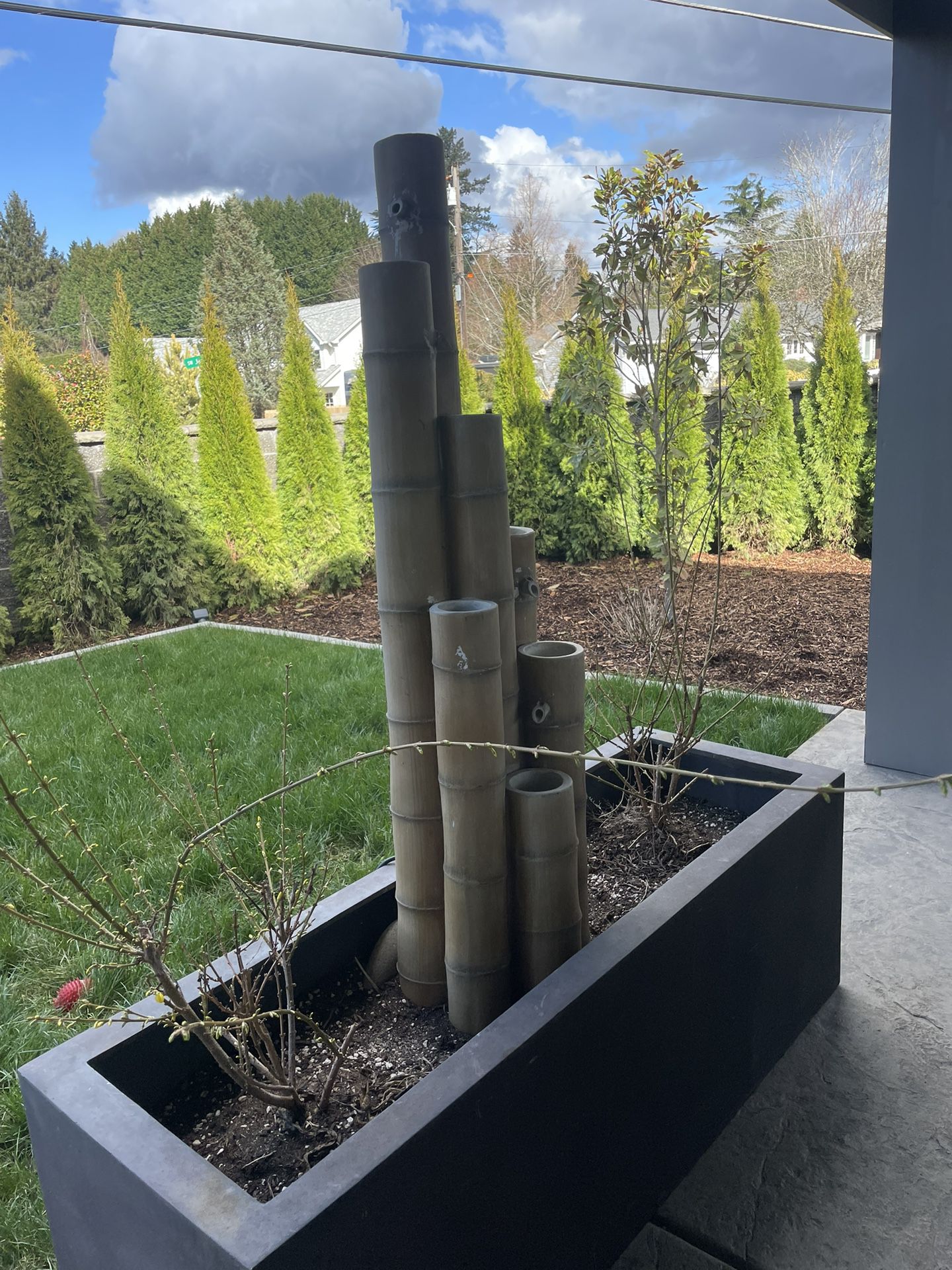 Bamboo Outdoor Water Feature 
