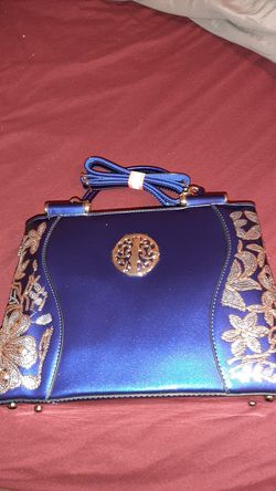 Blue purse