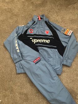 brand new supreme, blue tracksuit Limited edition brand new supreme blue tracksuit limit