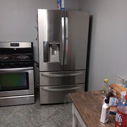 Lg Refrigerator 27.4 Stainless Steel 