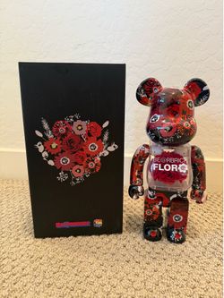 Medicom Toy BE@RBRICK FLOR@ 400% Complete w/ Box Excellent Condition