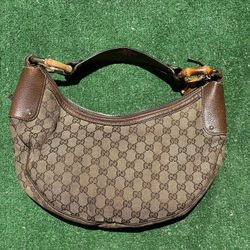 Authentic, Gucci, Hand Bag With Bamboo Handle