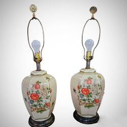 Pair Of Vintage Lamps 