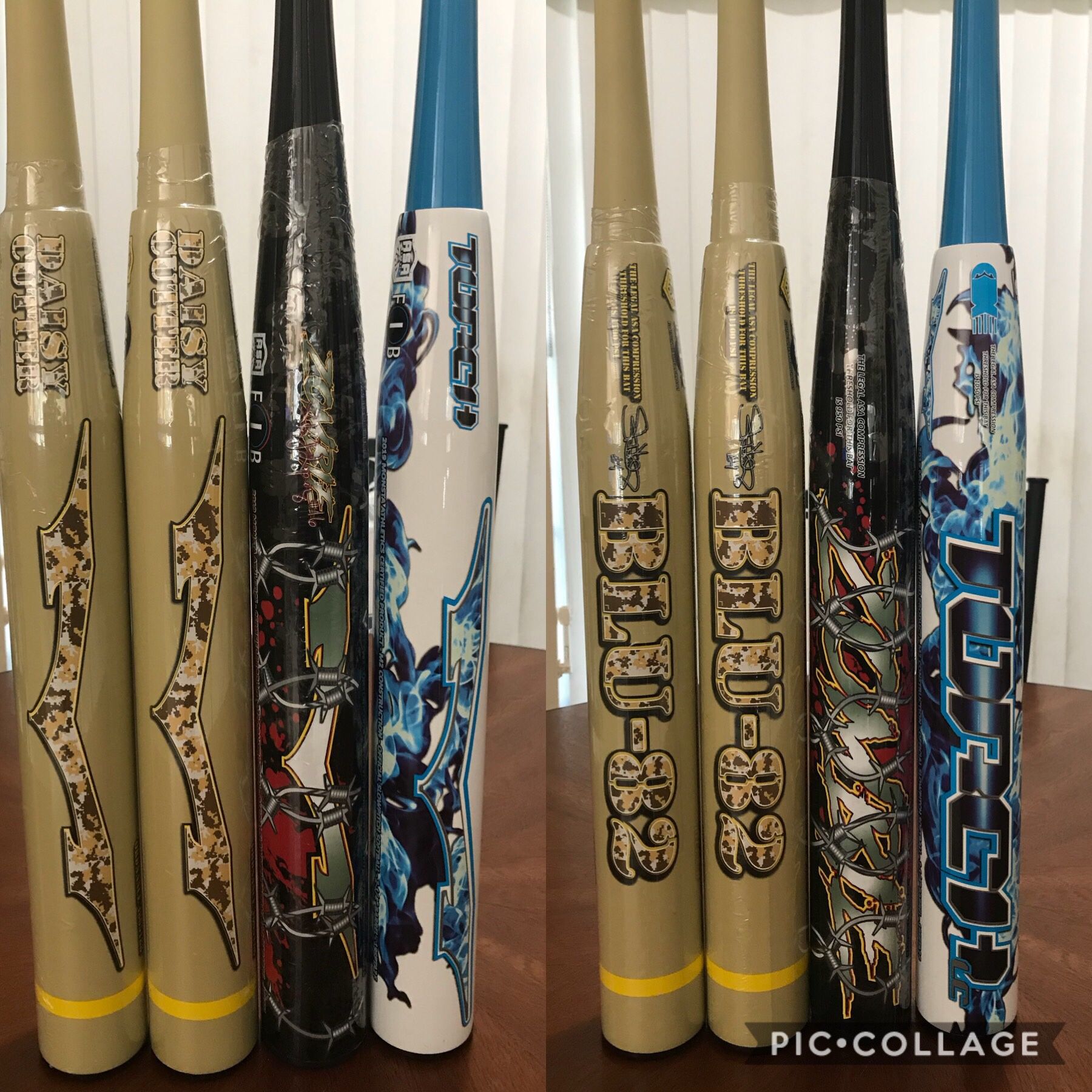 Monsta Slowpitch Softball Bat Torch, Zombie, Daisy Cutter Blu-82 BRAND NEW IN WRAPPER! MAKE OFFER!!!