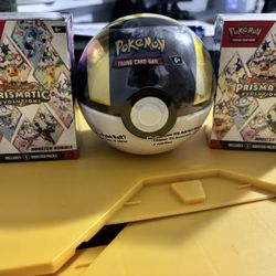 Prismatic evolutions + pokeball