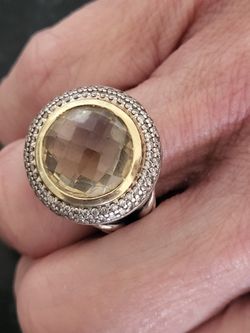 David Yurman Ladies Double Rope Ring