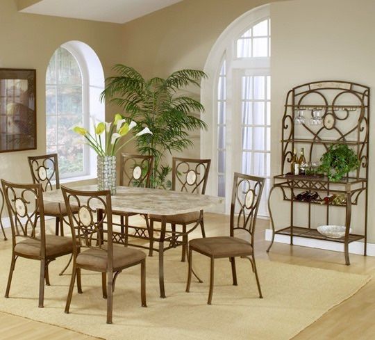 Dining Table With 6 Chairs And Hutch