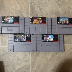Mario Nintendo SNES Games 