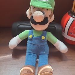 Sanei Little Buddy Super Mario Luigi 10 inch Plush