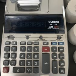 Printing Calculator With Clock And Calendar 