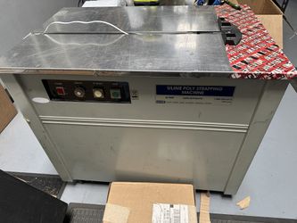Uline poly strapping machine 
