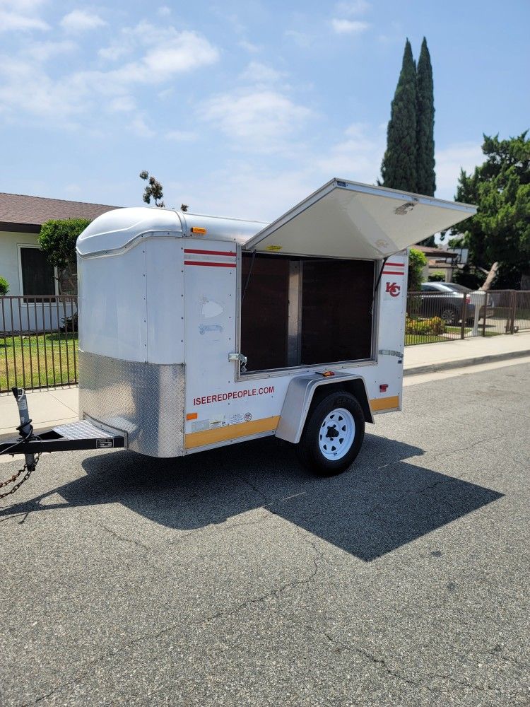 Enclosed Cargo Concessions Trailer