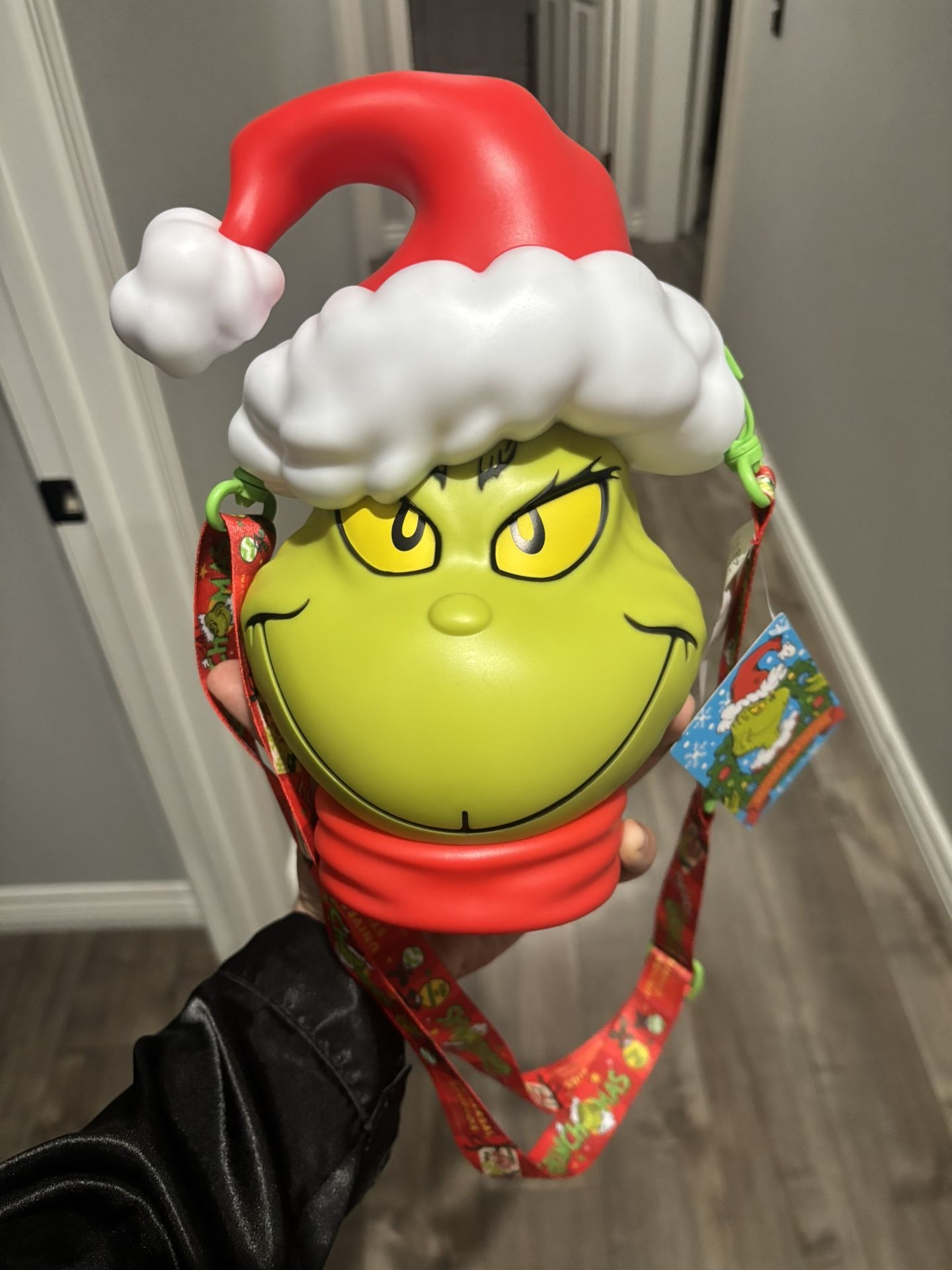 The Grinch popcorn bucket at Universal exclusive