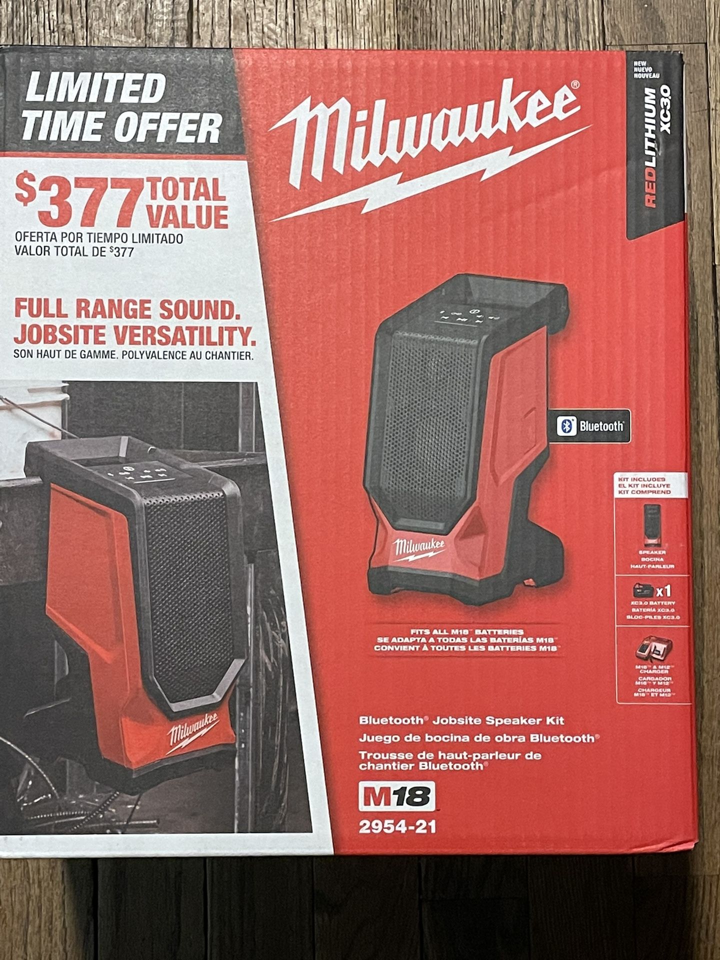 Milwaukee Bluetooth Speaker Kit