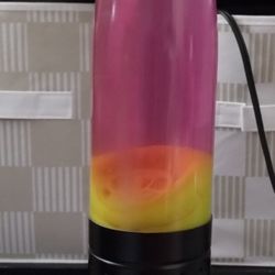 Pink And Yellow Lava Lamp (The Wax Is Slow May Need To Be Replaced)