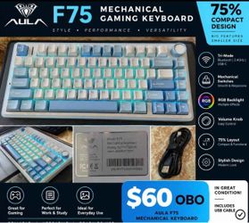 AULA F75 75% Mechanical Gaming Keyboard
