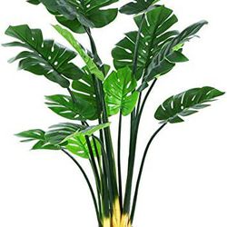 🌿Fopamtri Artificial Monstera Deliciosa Plant 43", Perfect For Home Garden Office Store Decoration

🌿