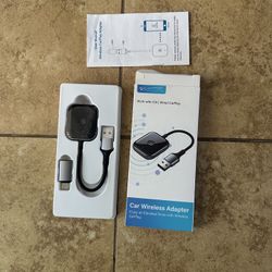 Wireless CarPlay Adapter for Apple CarPlay, Easy to Upgrade Wired CarPlay to Wireless, Instant Connectivity, Super Mini Car Play Dongle for iPhone Fit