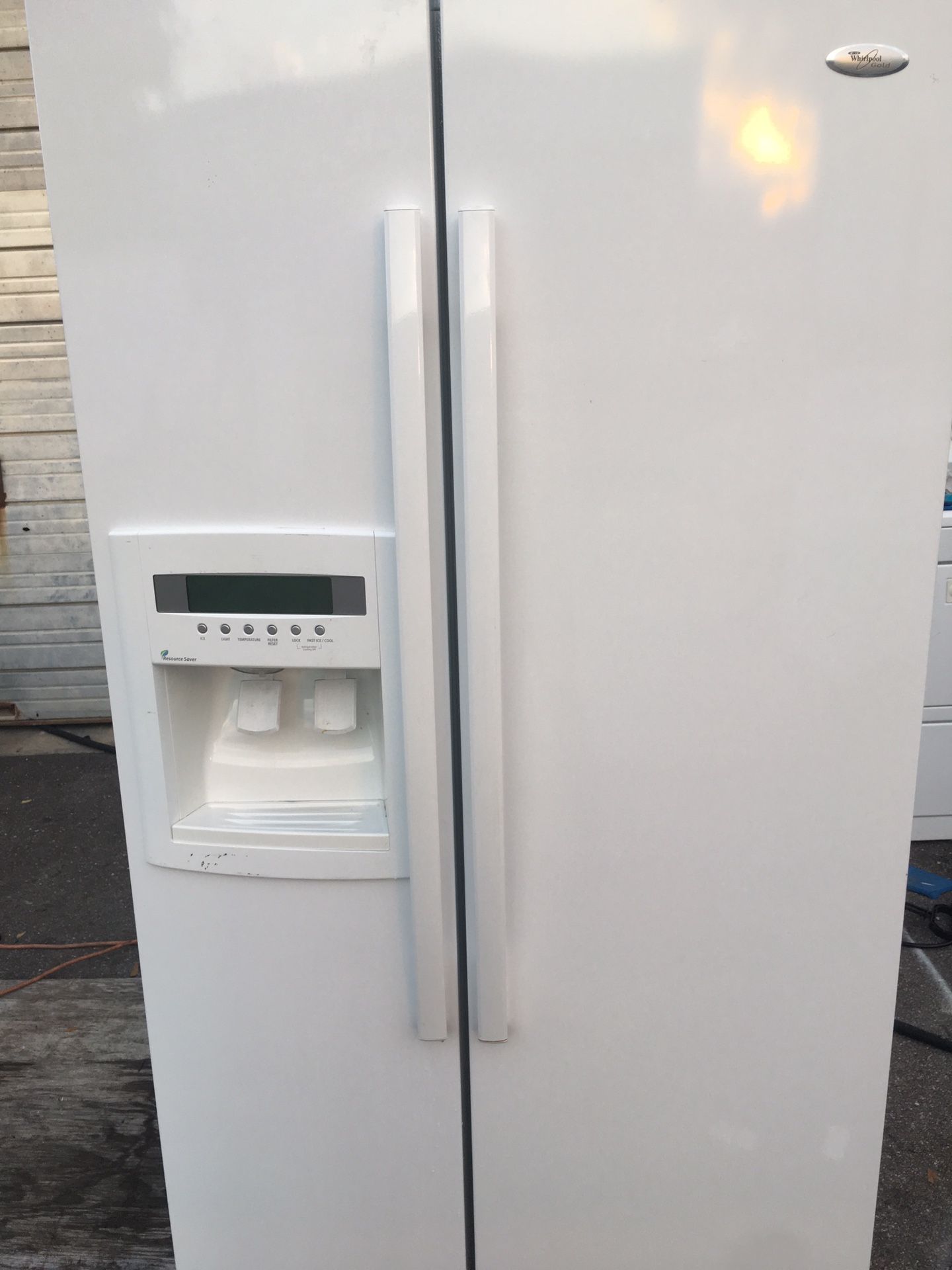 Whirlpool gold white refrigerator