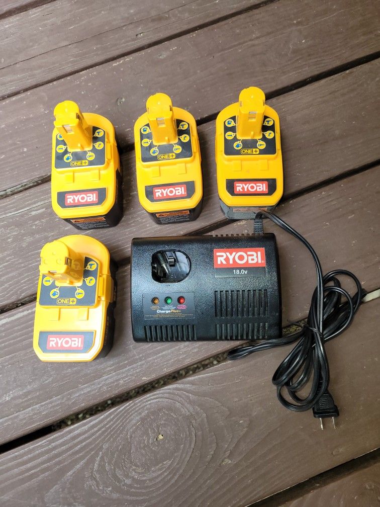 Ryobi P110 18 volt battery charger