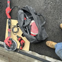 Sheetrock Screw Gun And Dustless Power Sander