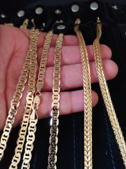 Gold Deep Plated Necklace Bracelet Chain Jewelry