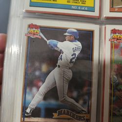 1991 Rare Topps Baseball Cards 