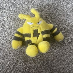 Elekid Pokemon Tomy Fuzzy Plush 15cm Stuffed Toy Doll Japan