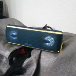 Sony Blue Tooth Speaker Color Is Blue