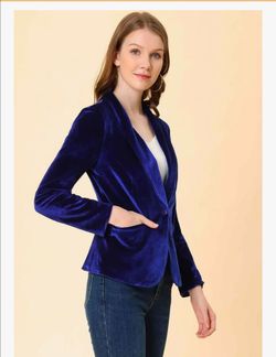 Allegra k velvet blazer new online 55$