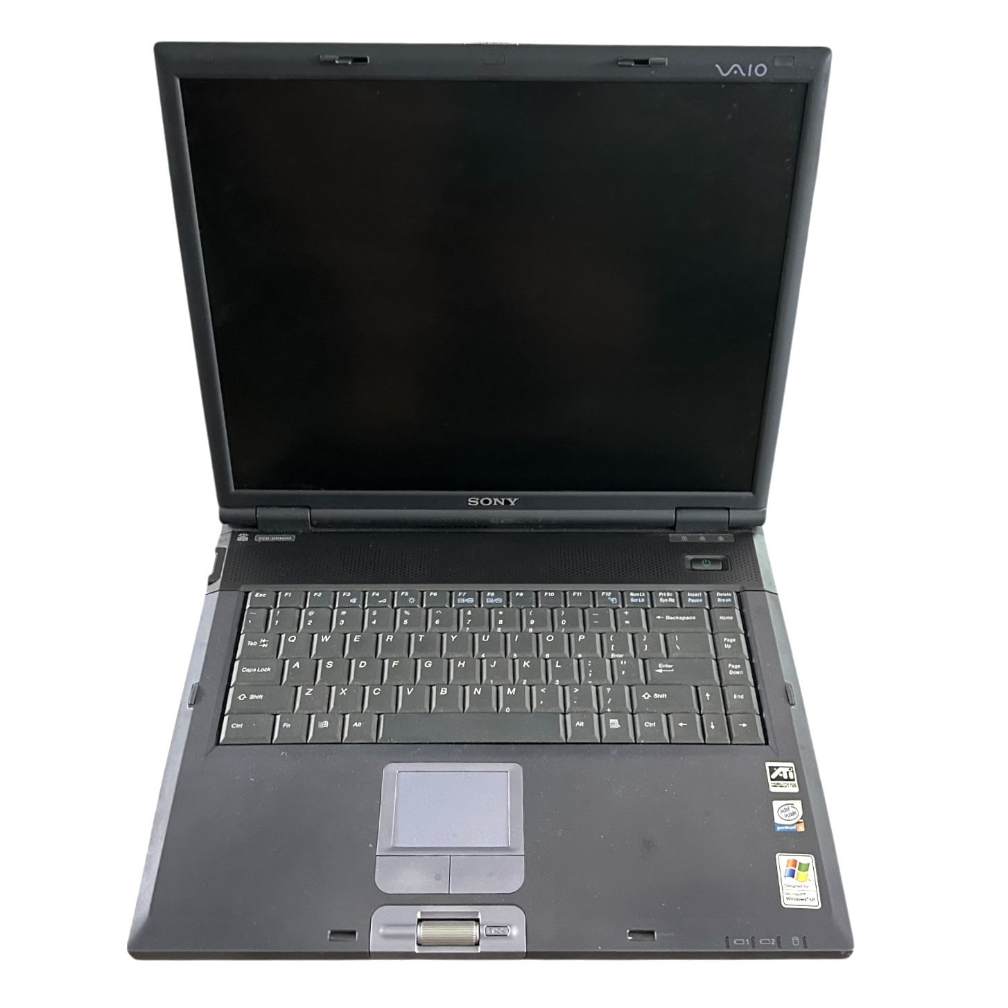 Sony VAIO Notebook Computer Model PCG-8D1R Gray Laptop w/ Case Untested
