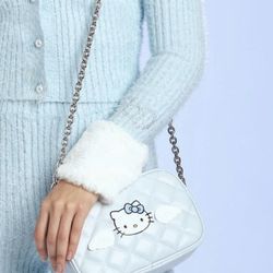 Hello Kitty Quilted Crossbody Bag