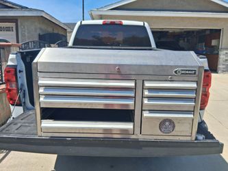 Kobalt stainless steel toolbox